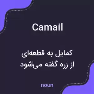 معنی camail به فارسی معنی camail به فارسی