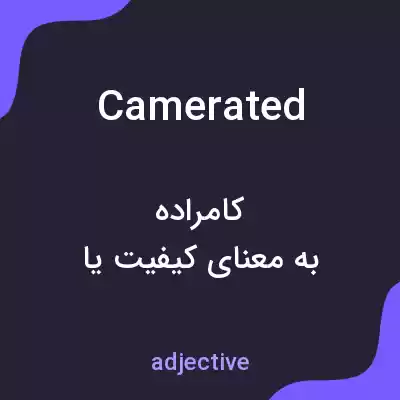 معنی camerated به فارسی معنی camerated به فارسی