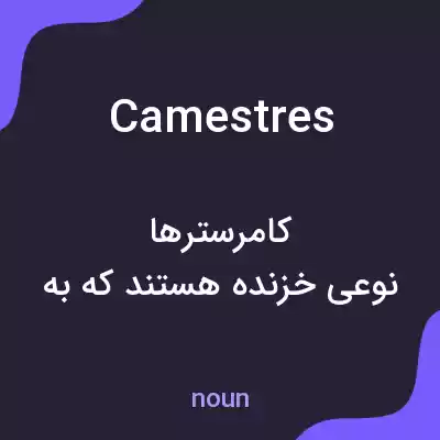 معنی camestres به فارسی معنی camestres به فارسی