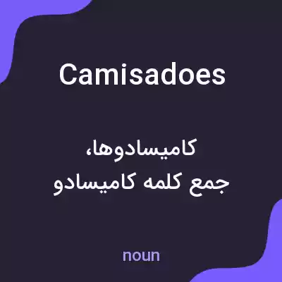 معنی camisadoes به فارسی معنی camisadoes به فارسی