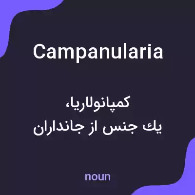 معنی campanularia به فارسی معنی campanularia به فارسی
