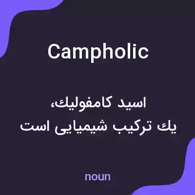 معنی campholic به فارسی معنی campholic به فارسی