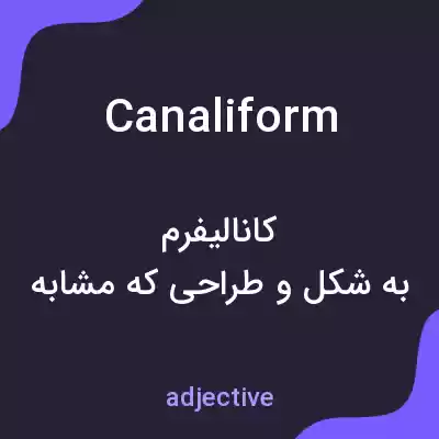 معنی canaliform به فارسی معنی canaliform به فارسی
