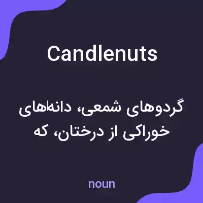 معنی candlenuts به فارسی معنی candlenuts به فارسی
