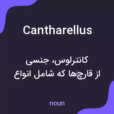 معنی cantharellus به فارسی معنی cantharellus به فارسی