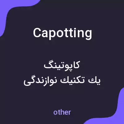 معنی capotting به فارسی معنی capotting به فارسی