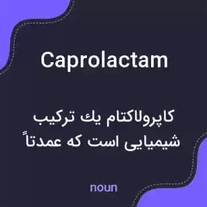 معنی caprolactam به فارسی معنی caprolactam به فارسی