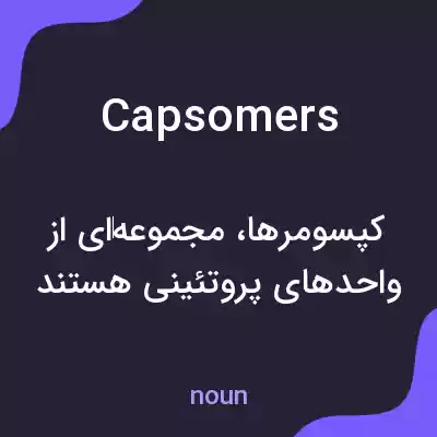 معنی capsomers به فارسی معنی capsomers به فارسی