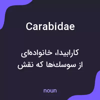 معنی carabidae به فارسی معنی carabidae به فارسی