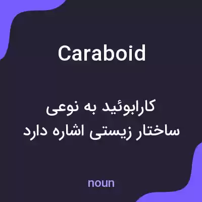 معنی caraboid به فارسی معنی caraboid به فارسی
