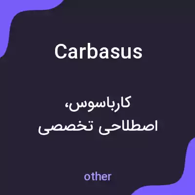 معنی carbasus به فارسی معنی carbasus به فارسی