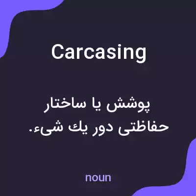 معنی carcasing به فارسی معنی carcasing به فارسی