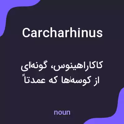 معنی carcharhinus به فارسی معنی carcharhinus به فارسی