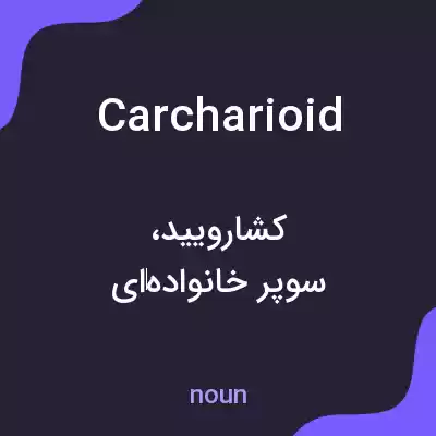 معنی carcharioid به فارسی معنی carcharioid به فارسی