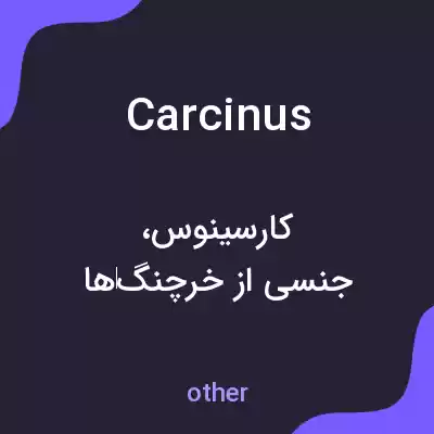 معنی carcinus به فارسی معنی carcinus به فارسی