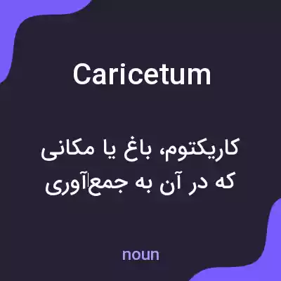 معنی caricetum به فارسی معنی caricetum به فارسی