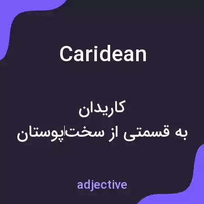 معنی caridean به فارسی معنی caridean به فارسی