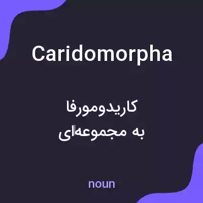 معنی caridomorpha به فارسی معنی caridomorpha به فارسی