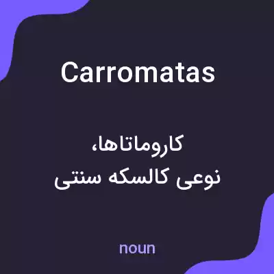 معنی carromatas به فارسی معنی carromatas به فارسی