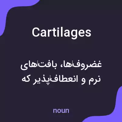 معنی cartilages به فارسی معنی cartilages به فارسی