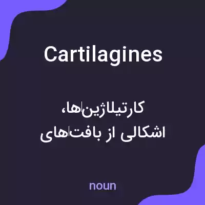 معنی cartilagines به فارسی معنی cartilagines به فارسی