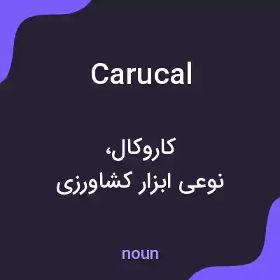 معنی carucal به فارسی معنی carucal به فارسی