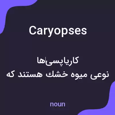 معنی caryopses به فارسی معنی caryopses به فارسی