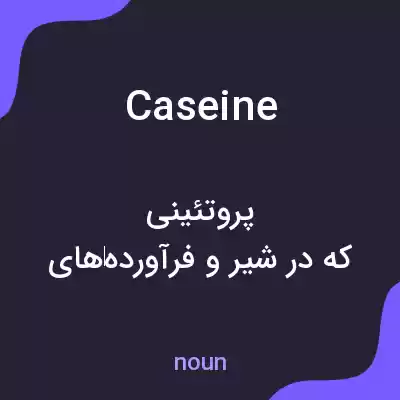 معنی caseine به فارسی معنی caseine به فارسی
