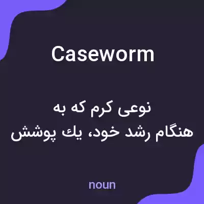 معنی caseworm به فارسی معنی caseworm به فارسی