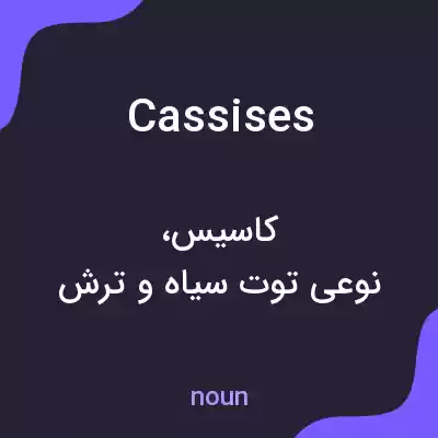 معنی cassises به فارسی معنی cassises به فارسی