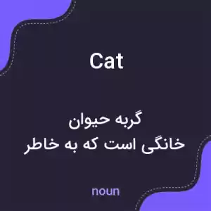معنی cat به فارسی معنی cat به فارسی