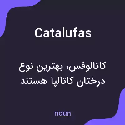 معنی catalufas به فارسی معنی catalufas به فارسی