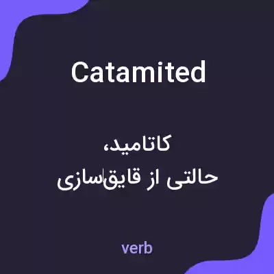 معنی catamited به فارسی معنی catamited به فارسی