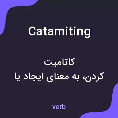معنی catamiting به فارسی معنی catamiting به فارسی