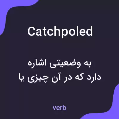 معنی catchpoled به فارسی معنی catchpoled به فارسی
