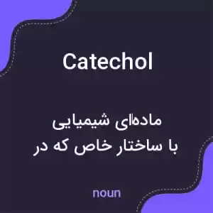 معنی catechol به فارسی معنی catechol به فارسی