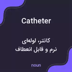 معنی catheter به فارسی معنی catheter به فارسی