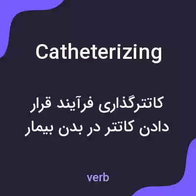 معنی catheterizing به فارسی معنی catheterizing به فارسی