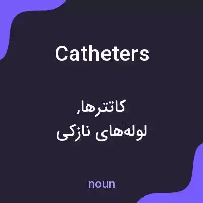 معنی catheters به فارسی معنی catheters به فارسی