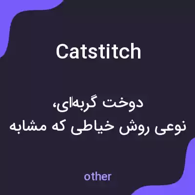 معنی catstitch به فارسی معنی catstitch به فارسی