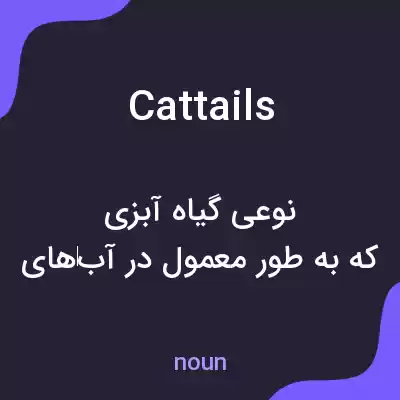معنی cattails به فارسی معنی cattails به فارسی