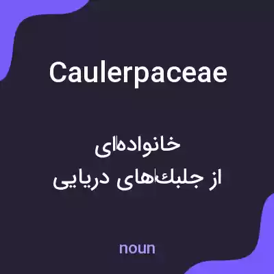 معنی caulerpaceae به فارسی معنی caulerpaceae به فارسی