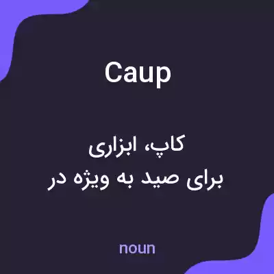 معنی caup به فارسی معنی caup به فارسی