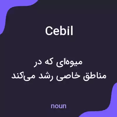 معنی cebil به فارسی معنی cebil به فارسی