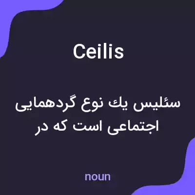معنی ceilis به فارسی معنی ceilis به فارسی