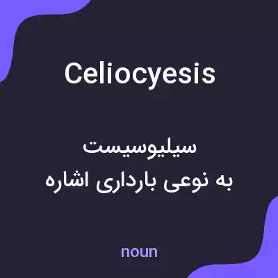 معنی celiocyesis به فارسی معنی celiocyesis به فارسی