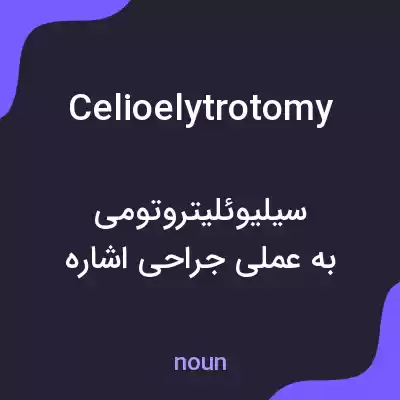 معنی celioelytrotomy به فارسی معنی celioelytrotomy به فارسی