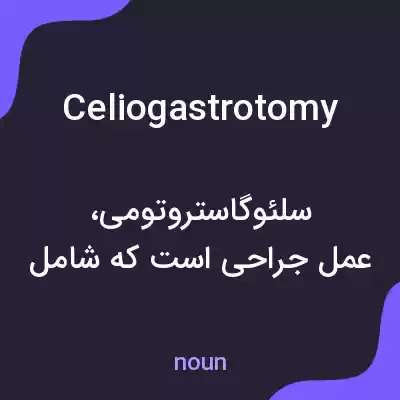 معنی celiogastrotomy به فارسی معنی celiogastrotomy به فارسی