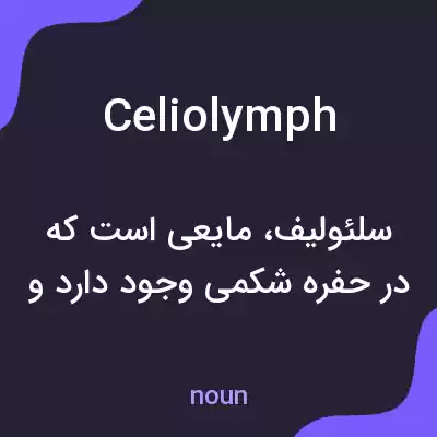 معنی celiolymph به فارسی معنی celiolymph به فارسی