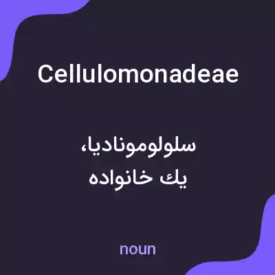 معنی cellulomonadeae به فارسی معنی cellulomonadeae به فارسی